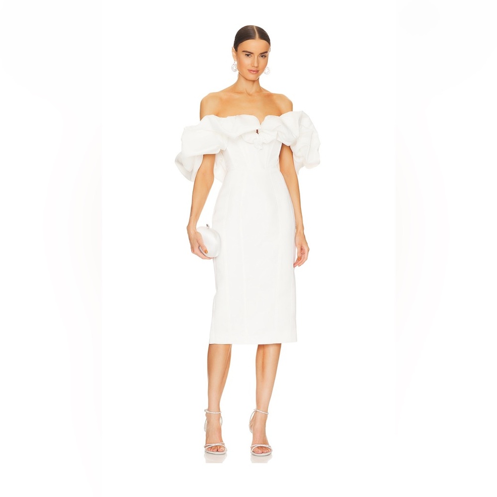 Line & Dot Samara Dress in Off-White